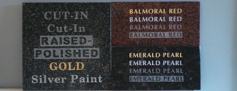 Inscriptions for new headstones