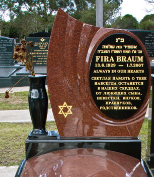 Jewish Headstones: Memorials for the Sydney Jewish Community